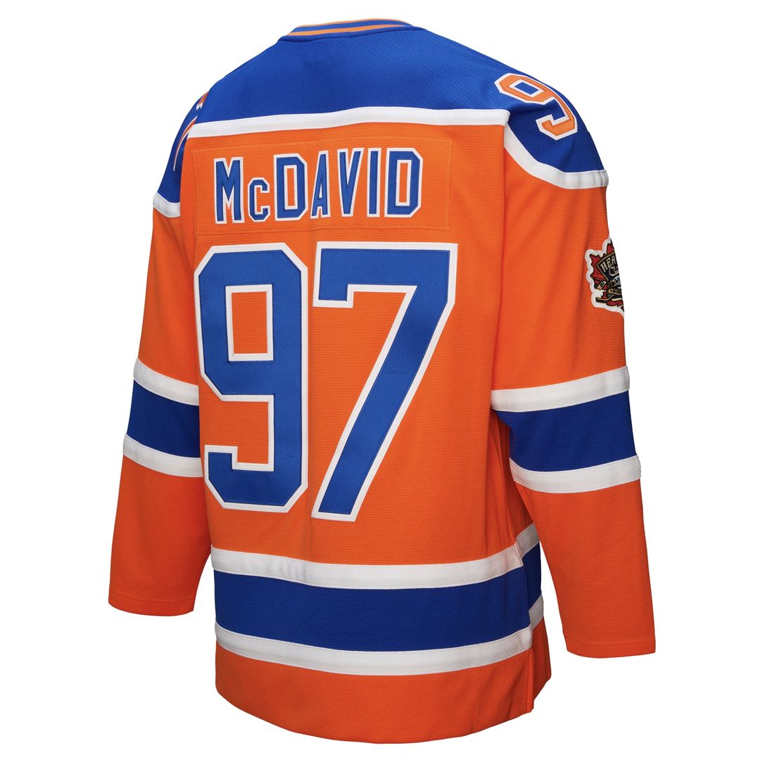 Connor McDavid Edmonton Oilers Mitchell & Ness Power Play Jersey - Orange
