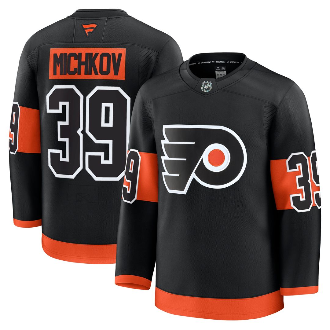 Matvei Michkov Philadelphia Flyers Fanatics Home Premium Jersey - Orange