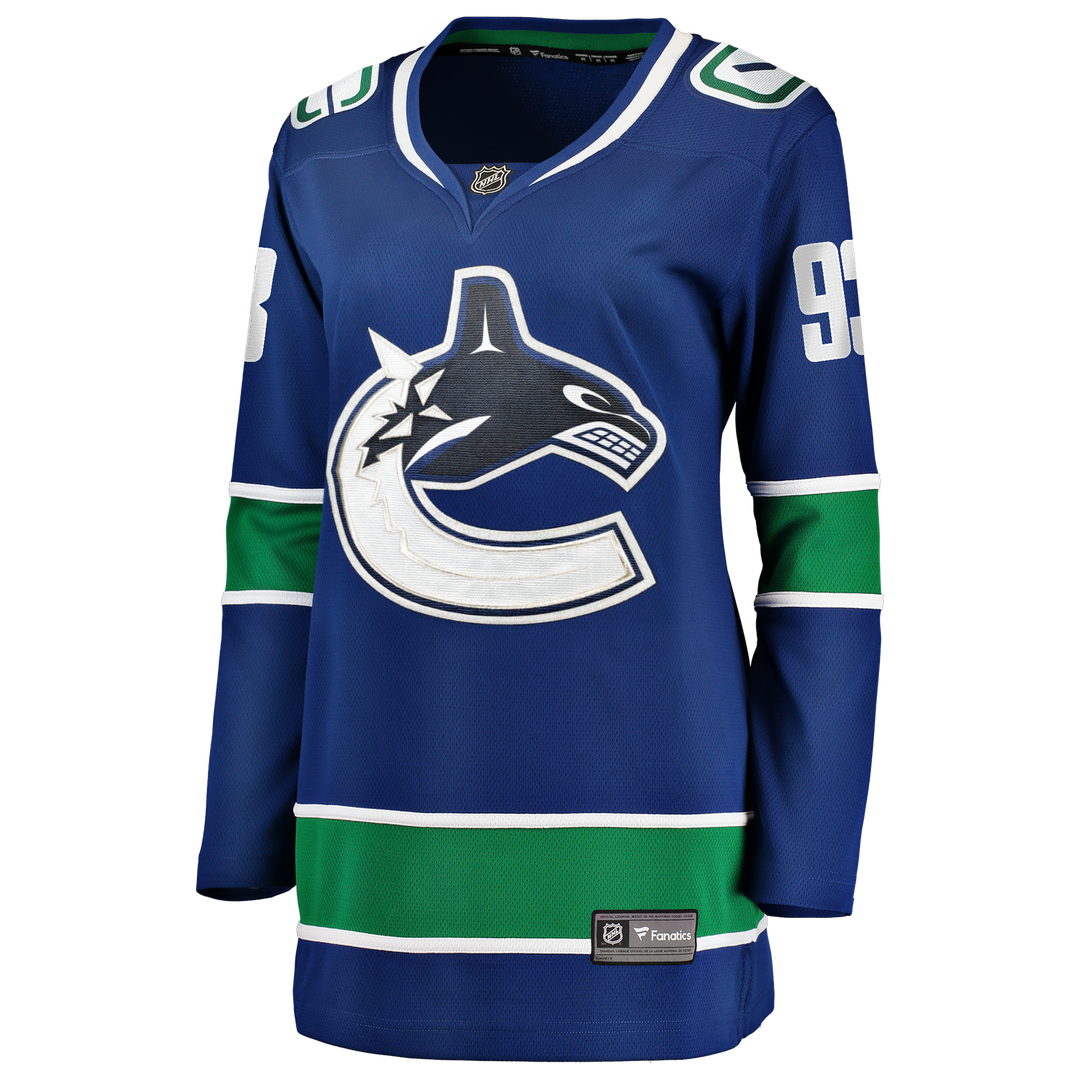 Marco Rossi Vancouver Canucks Fanatics Women's Home Breakaway Player Jersey - Blue