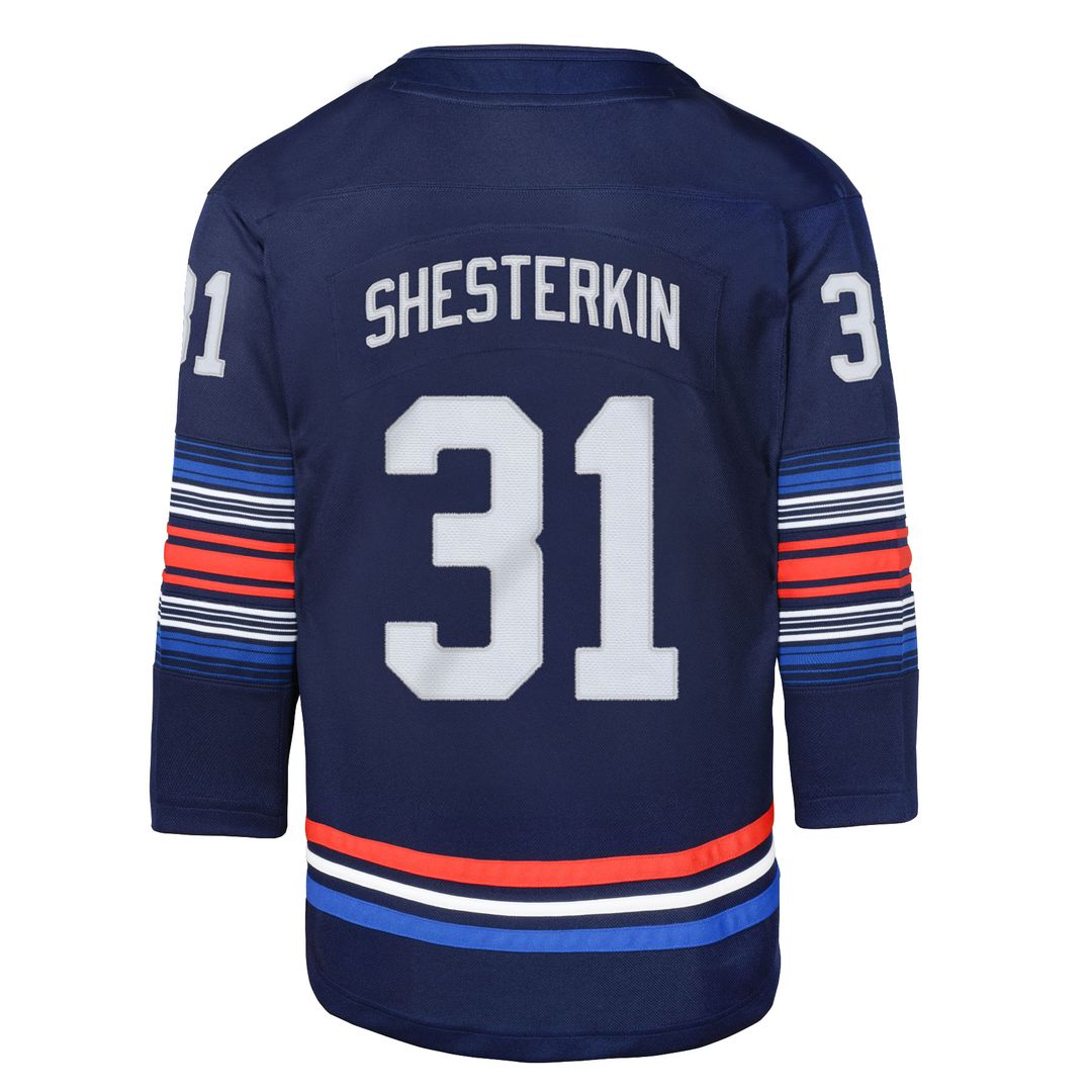 Igor Shesterkin New York Rangers Youth Alternate Premier Player Jersey - Navy