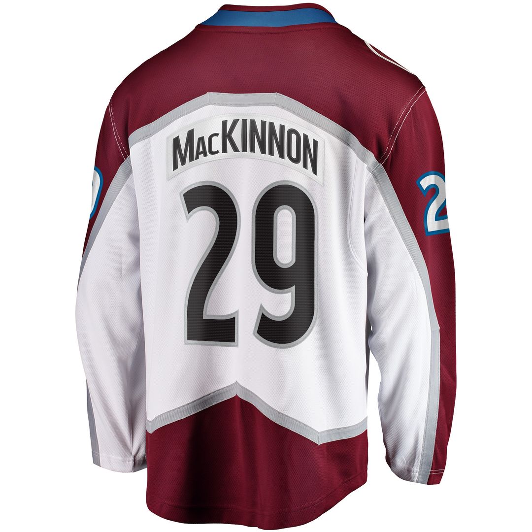 Nathan MacKinnon Colorado Avalanche Fanatics Breakaway Jersey - White