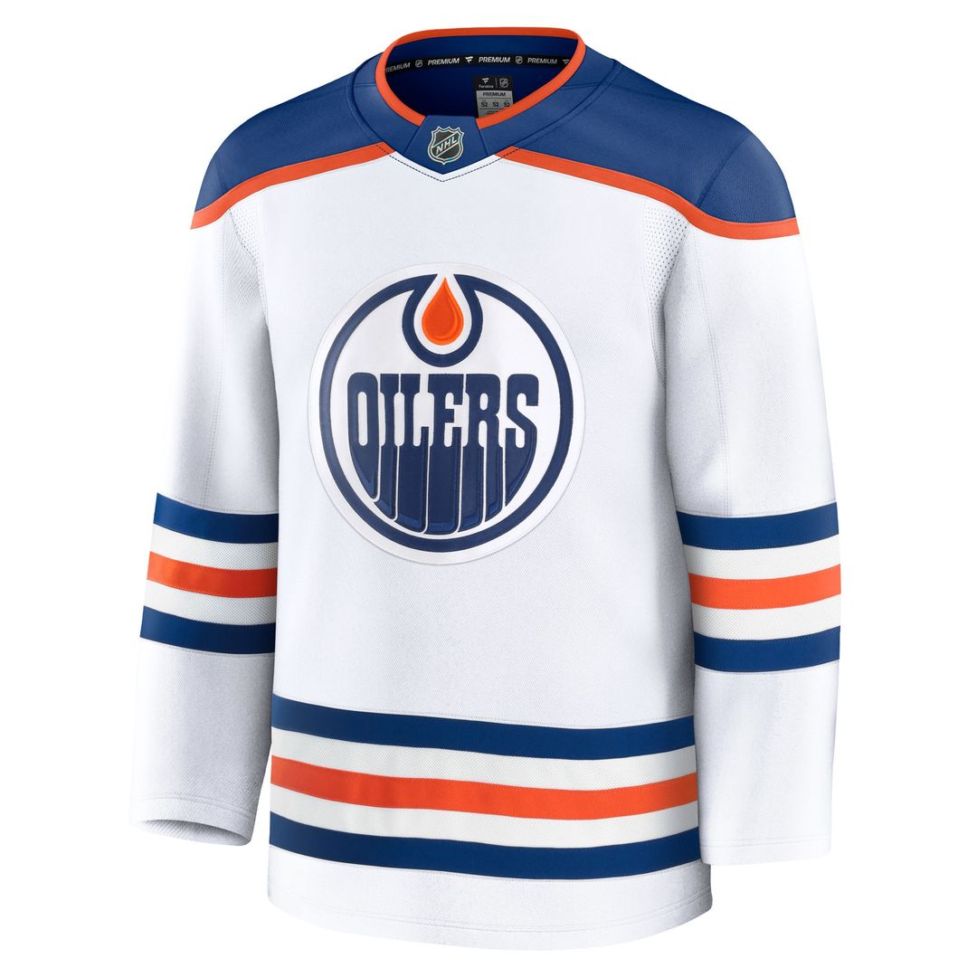 Edmonton Oilers Fanatics Away Premium Jersey - White