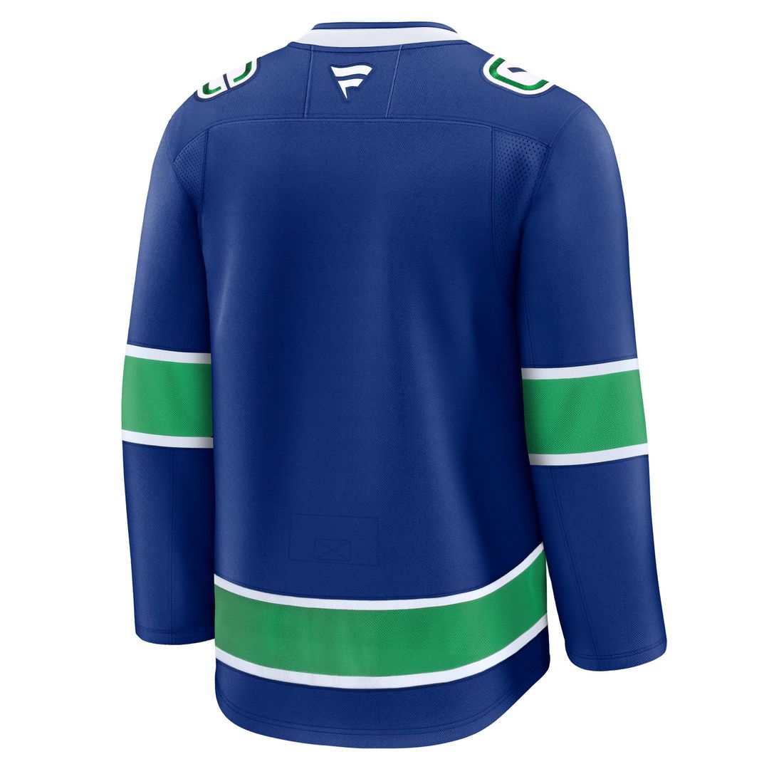 Vancouver Canucks Fanatics Home Premium Jersey - Blue