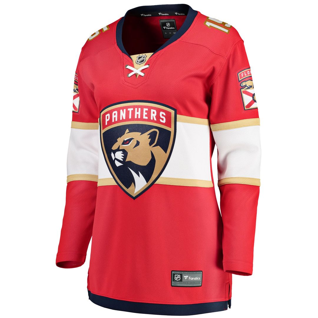 Anton Lundell Florida Panthers Fanatics Women's Home Breakaway Player Jersey - Red