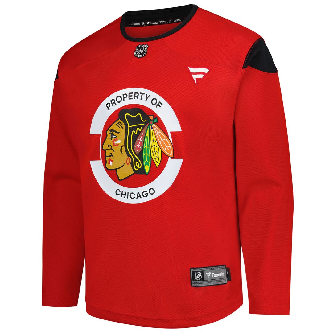 Chicago Blackhawks Fanatics Practice Jersey - Red