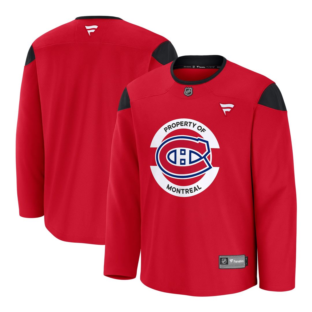 Montreal Canadiens Fanatics Practice Jersey - Red