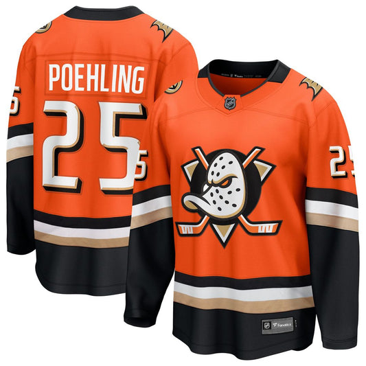 Ryan Poehling Anaheim Ducks Fanatics Home Breakaway Jersey - Orange