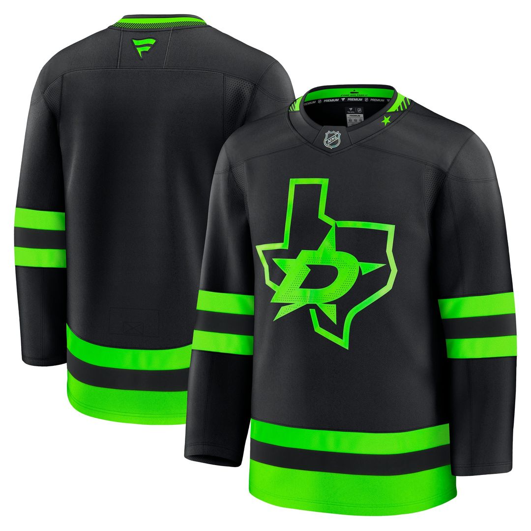 Dallas Stars Fanatics Home Premium Jersey - Kelly Green