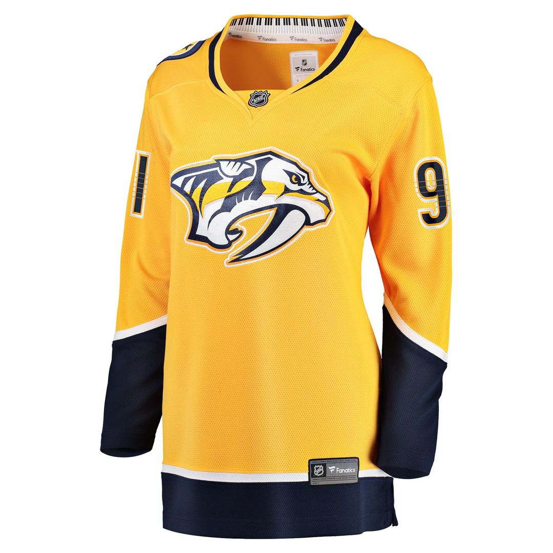 Steven Stamkos Nashville Predators Fanatics Women's Home Premier Breakaway Player Jersey Breakaway Jersey - Gold