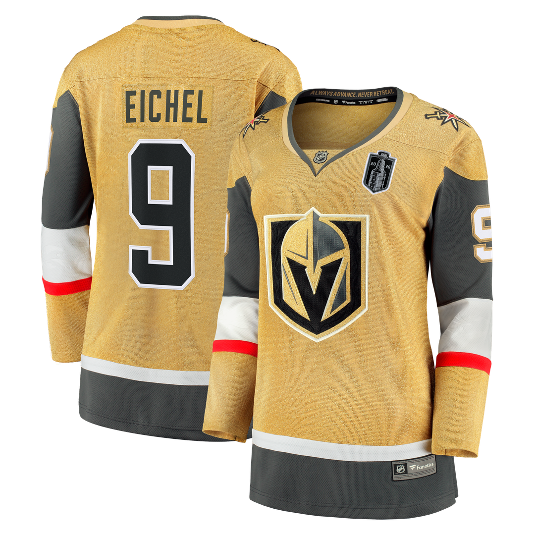 Jack Eichel Vegas Golden Knights Fanatics Women's 2026 Stanley Cup Final Breakaway Jersey - Gold