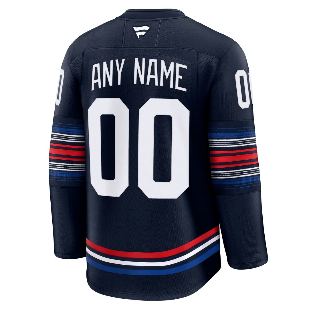 New York Rangers Fanatics Away Premium Custom Jersey - White