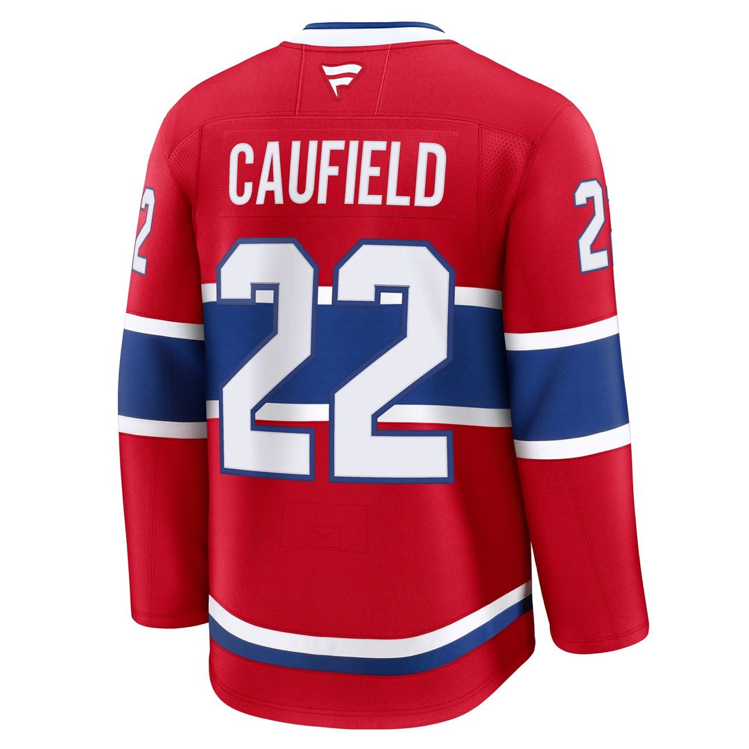 Cole Caufield Montreal Canadiens Fanatics Home Premium Jersey - Red