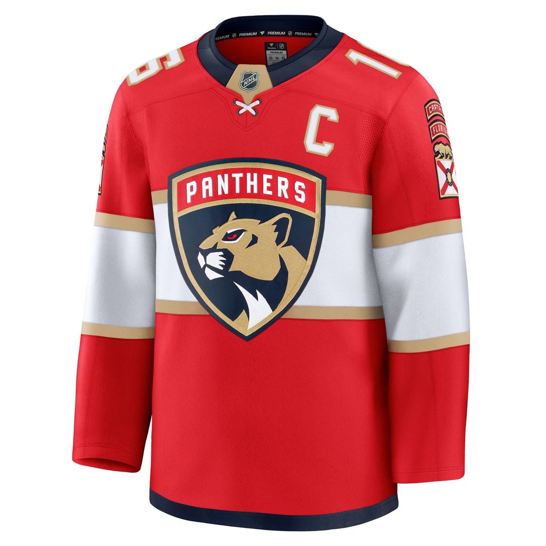 Aleksander Barkov Florida Panthers Fanatics Home Premium Jersey - Red