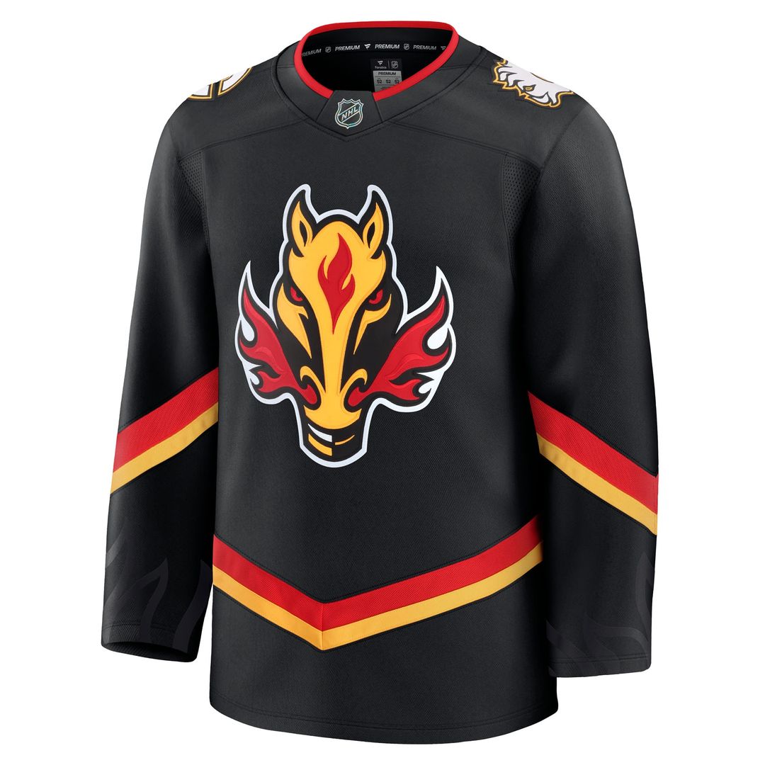 Calgary Flames Fanatics Away Premium Jersey - White