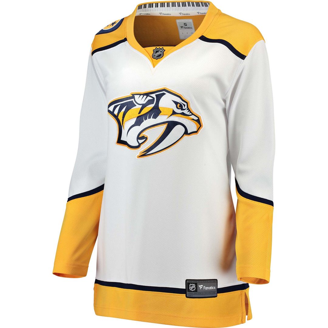 Nashville Predators Fanatics Women's Home Breakaway Jersey - Yellow
