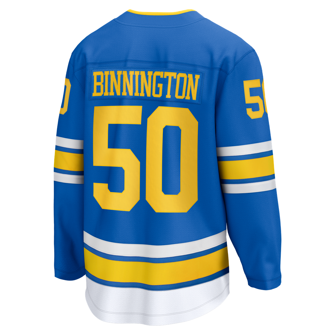 Jordan Binnington St. Louis Blues Fanatics Home Breakaway Jersey - Blue
