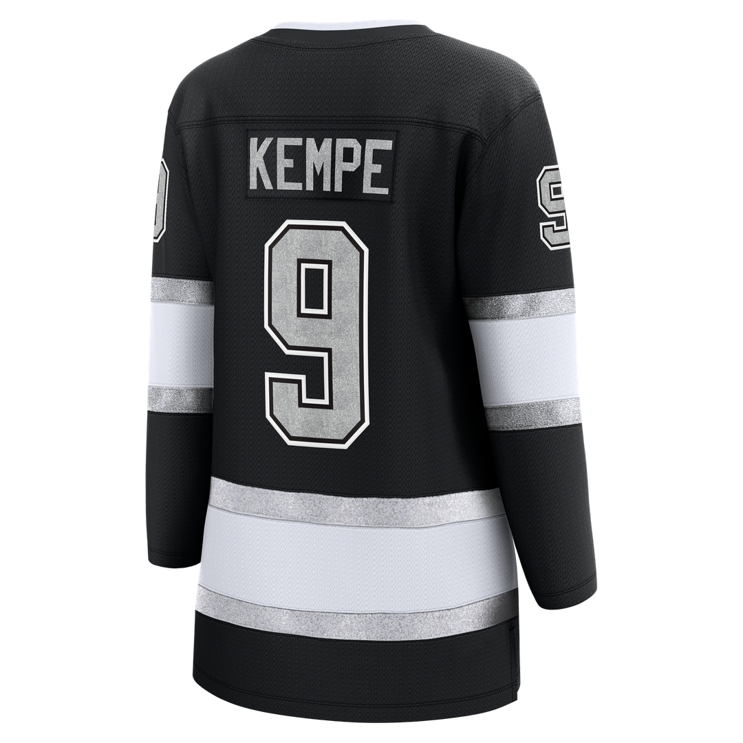 Adrian Kempe Los Angeles Kings Fanatics Women's Home Breakaway Player Jersey - Black