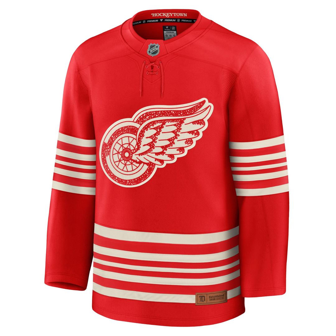 Detroit Red Wings Fanatics Centennial Premium Jersey - Red