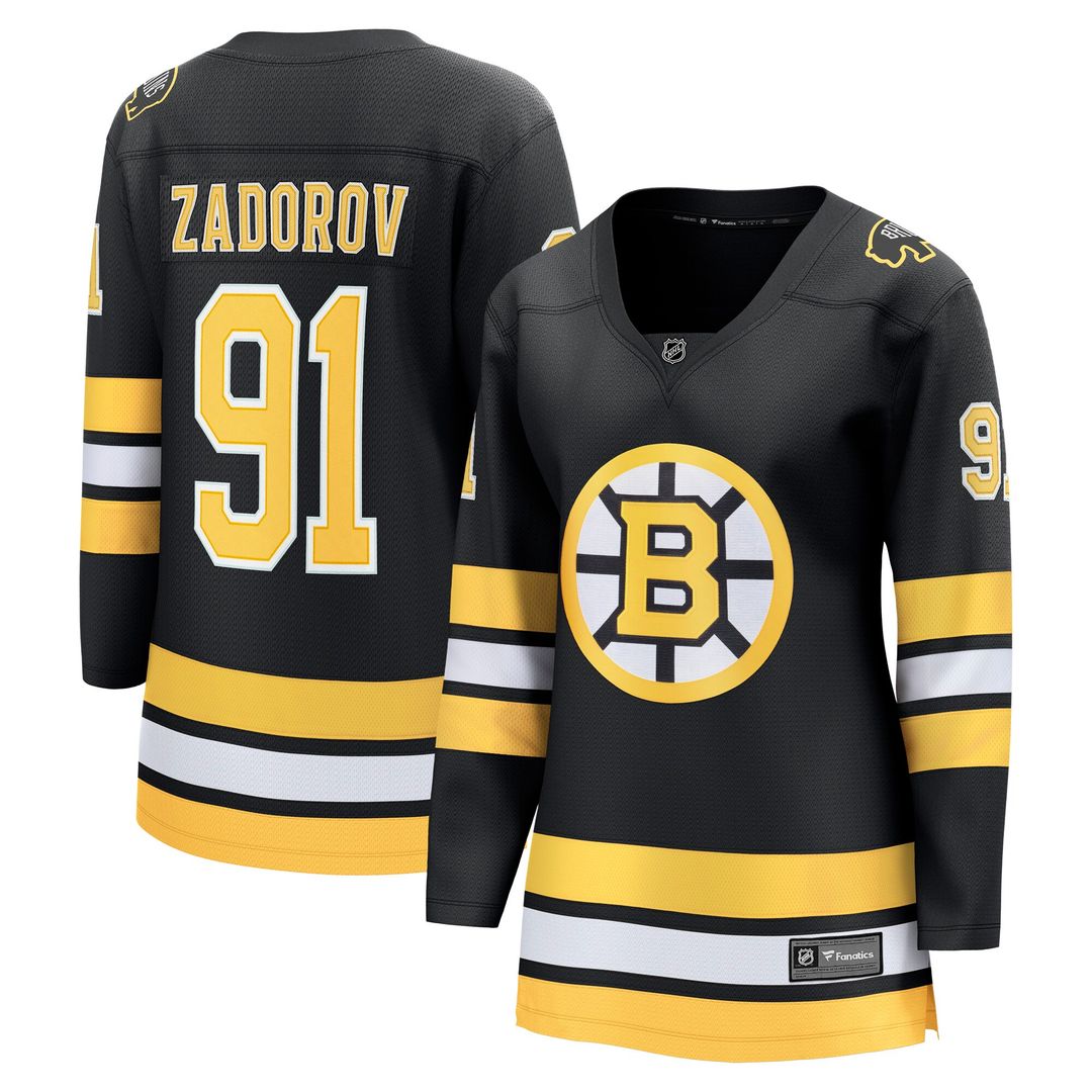 Nikita Zadorov Boston Bruins Fanatics Women's Home Breakaway Player Jersey - Black