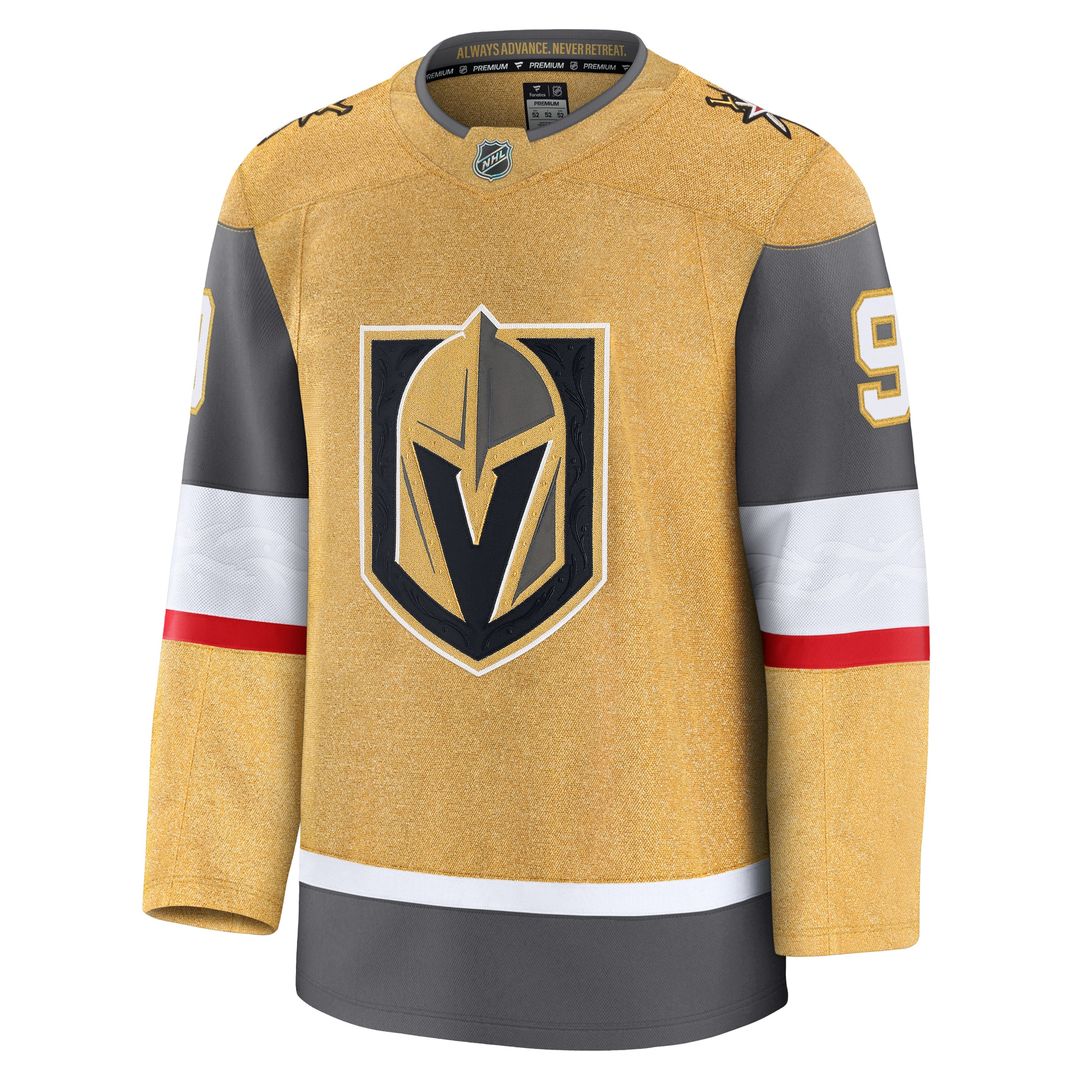 Jack Eichel Vegas Golden Knights Fanatics Home Premium Jersey - Gold