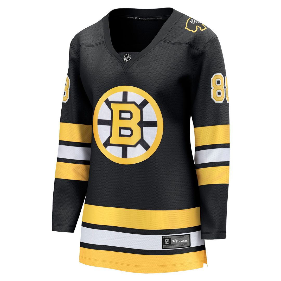 David Pastrnak Boston Bruins Fanatics Women's Home Breakaway Player Jersey - Black