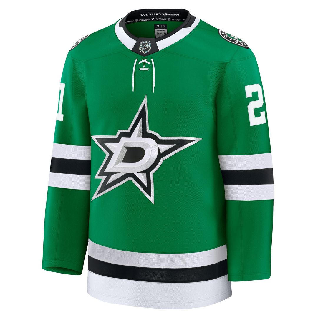Jason Robertson Dallas Stars Fanatics Home Premium Jersey - Kelly Green