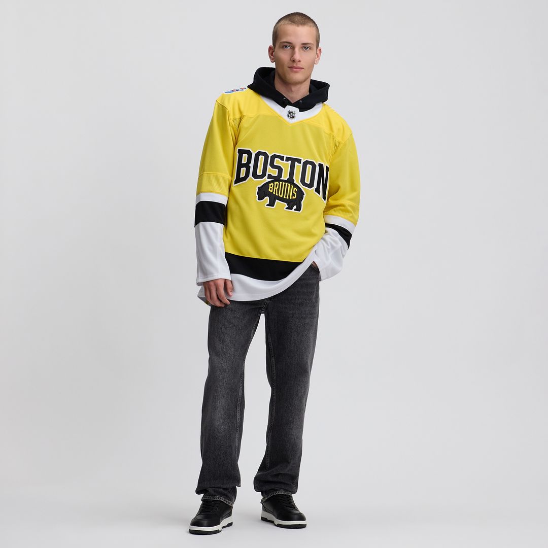Boston Bruins Fanatics 2026 NHL Stadium Series Premium Custom Jersey - Gold