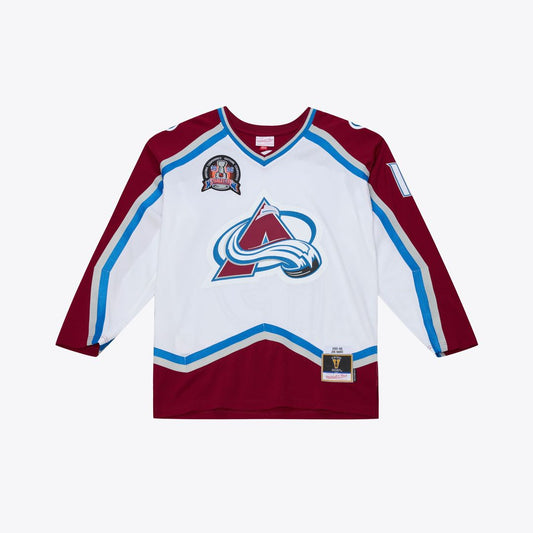 Joe Sakic Colorado Avalanche Mitchell & Ness 1995 Power Play Jersey - White