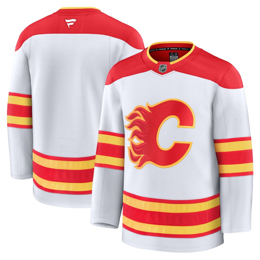 Calgary Flames Fanatics Home Premium Jersey - Red