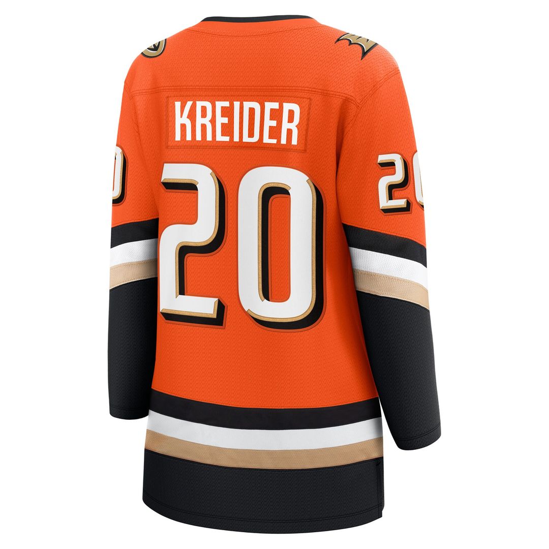 Chris Kreider Anaheim Ducks Fanatics Women's Home Breakaway Player Jersey - Orange