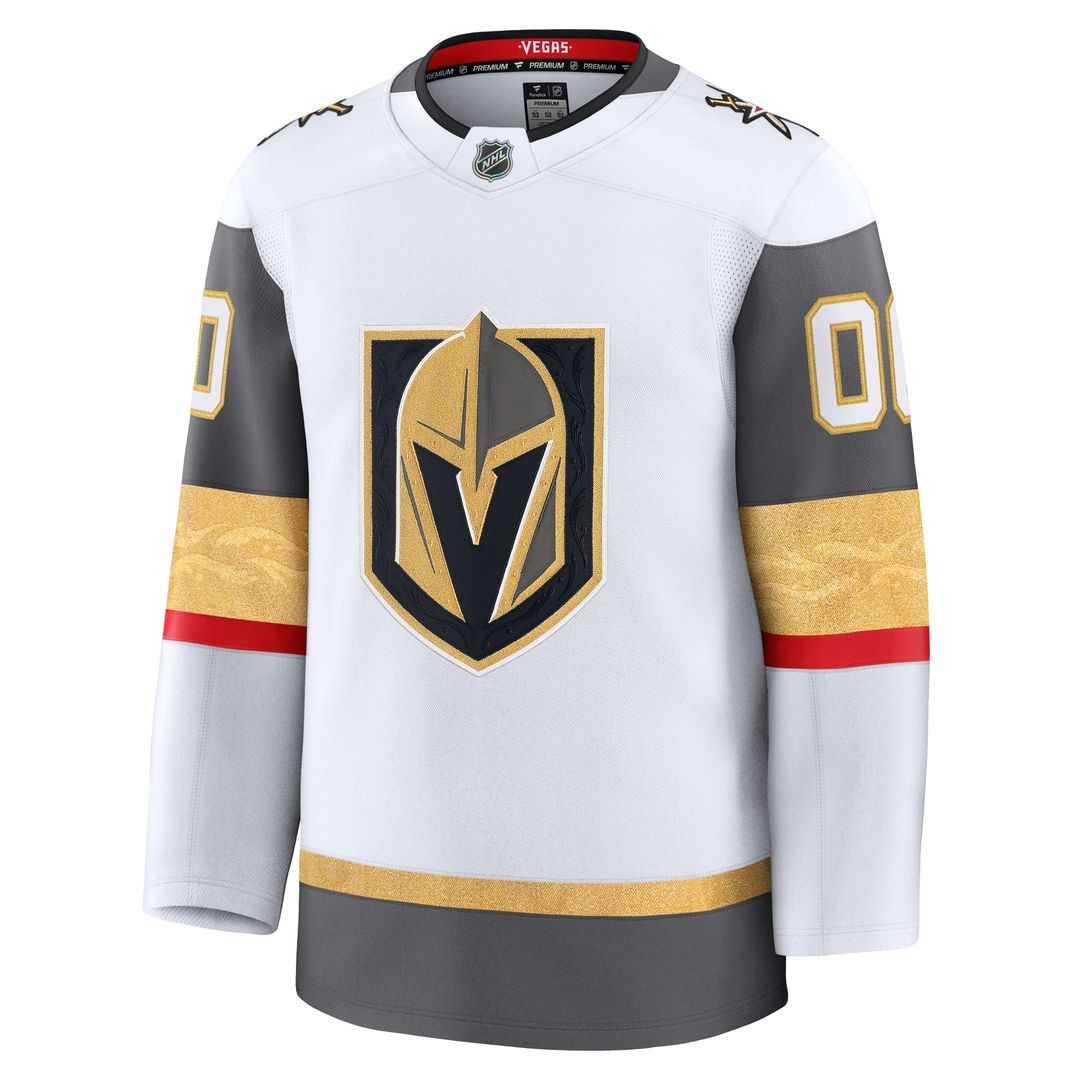 Vegas Golden Knights Fanatics Away Premium Custom Jersey - White