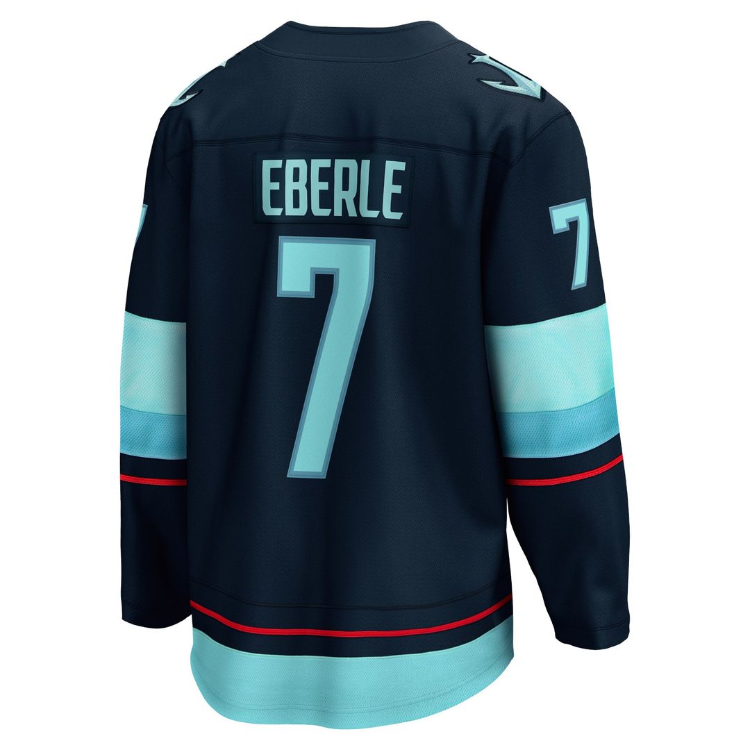 Jordan Eberle Seattle Kraken Fanatics Home Breakaway Player Jersey - Navy