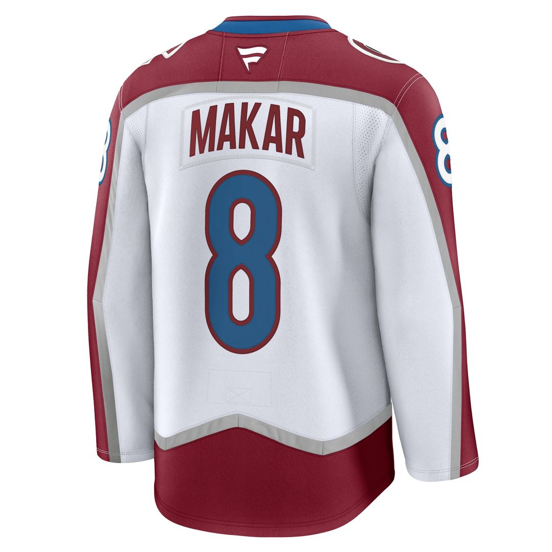 Cale Makar Colorado Avalanche Fanatics Home Premium Jersey - Burgundy