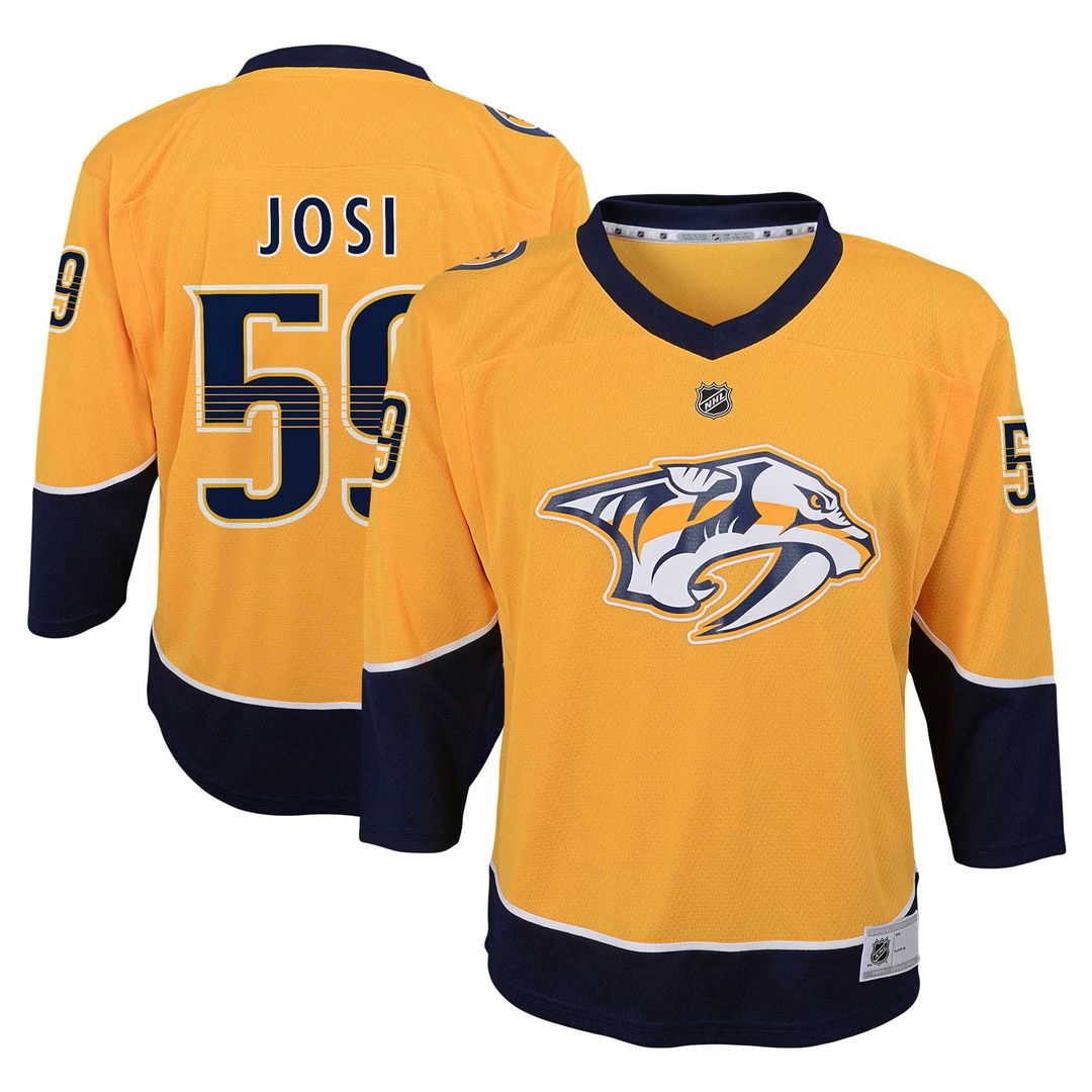 Roman Josi Nashville Predators Youth Home Player Replica Jersey - Gold