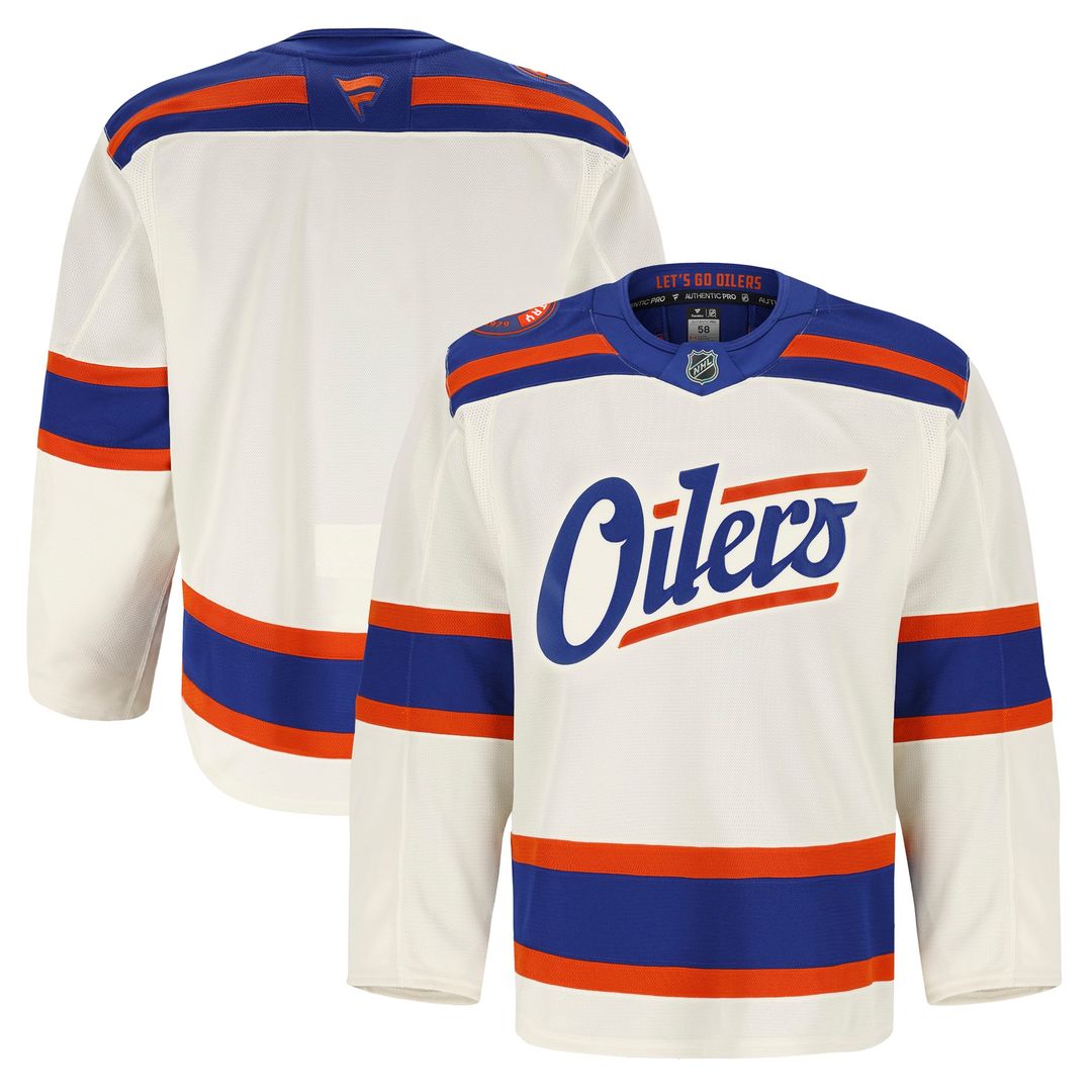 Edmonton Oilers Fanatics Home Authentic Pro Jersey - Royal