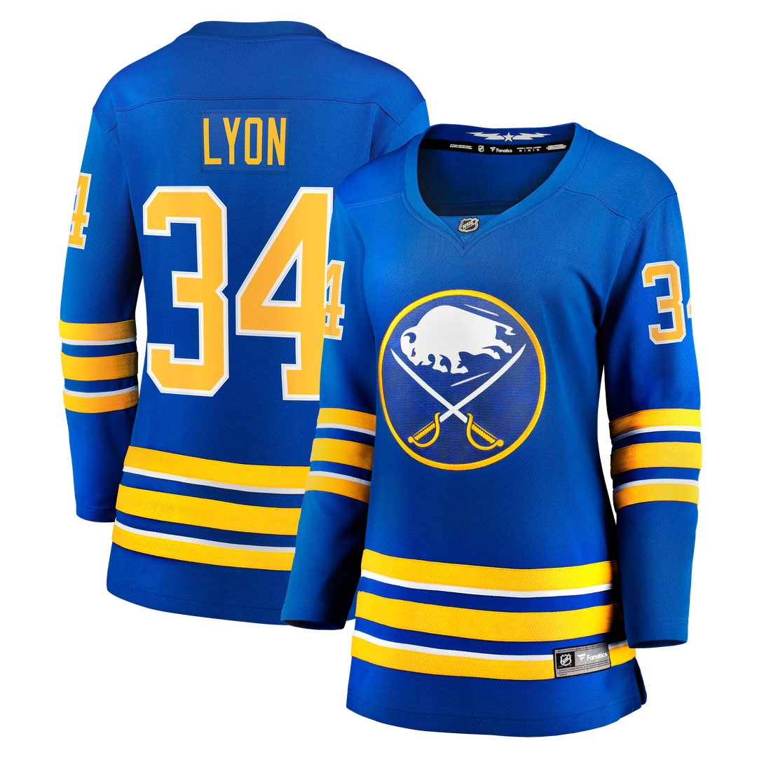 Alex Lyon Buffalo Sabres Fanatics Women's Home Breakaway Jersey - Royal