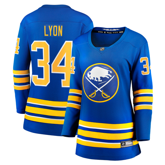 Alex Lyon Buffalo Sabres Fanatics Women's Home Breakaway Jersey - Royal