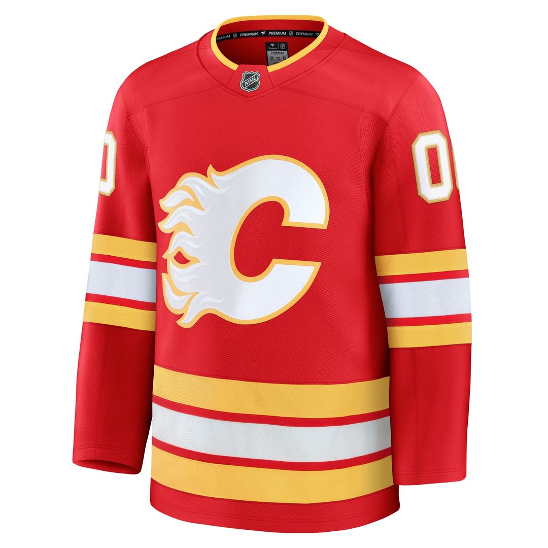 Calgary Flames Fanatics Alternate Premium Custom Jersey - Black