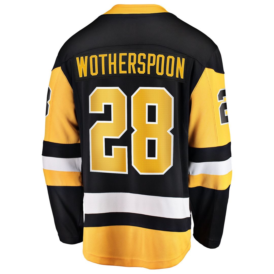 Parker Wotherspoon Pittsburgh Penguins Fanatics Home Breakaway Jersey - Black