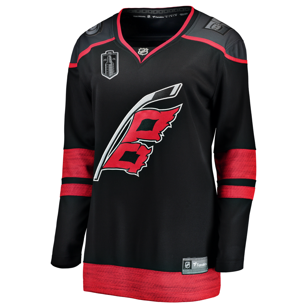 Carolina Hurricanes Fanatics Women's 2026 Stanley Cup Final Home Breakaway Jersey - Black