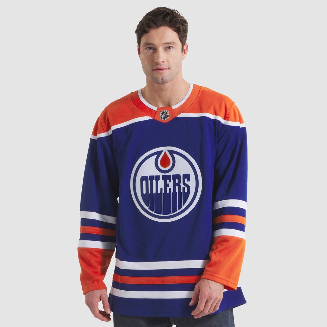 Edmonton Oilers Fanatics Home Premium Jersey - Royal