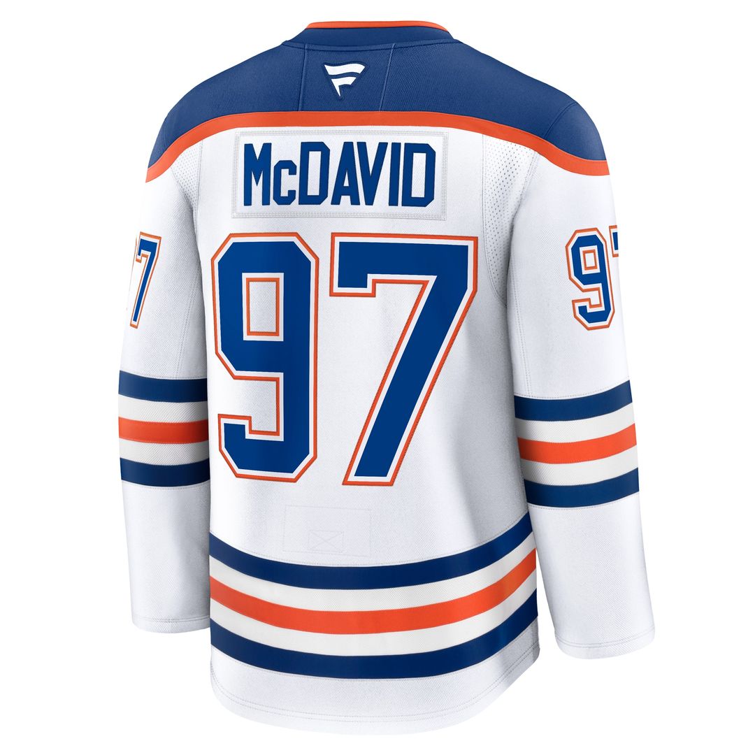 Connor McDavid Edmonton Oilers Fanatics Home Premium Jersey - Royal