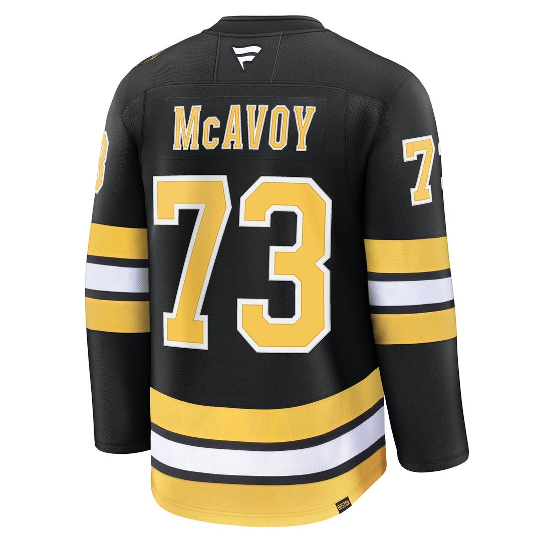 Charlie McAvoy Boston Bruins Fanatics Home Premium Player Jersey - Black