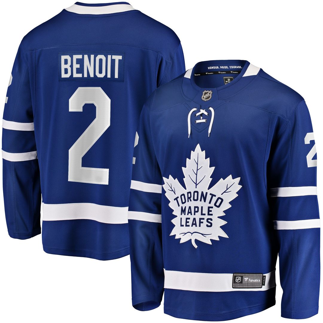 Simon Benoit Toronto Maple Leafs Fanatics Home Premier Breakaway Player Jersey - Blue