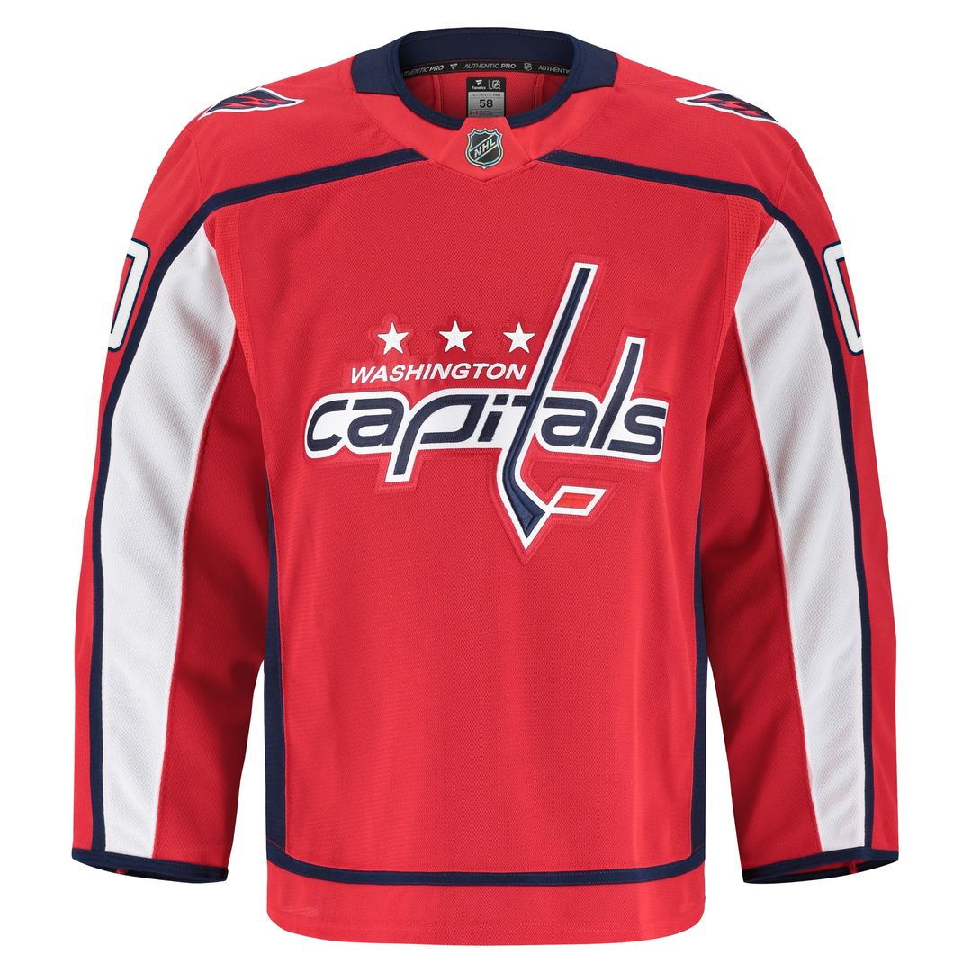 Washington Capitals Fanatics Home Authentic Pro Custom Jersey - Red
