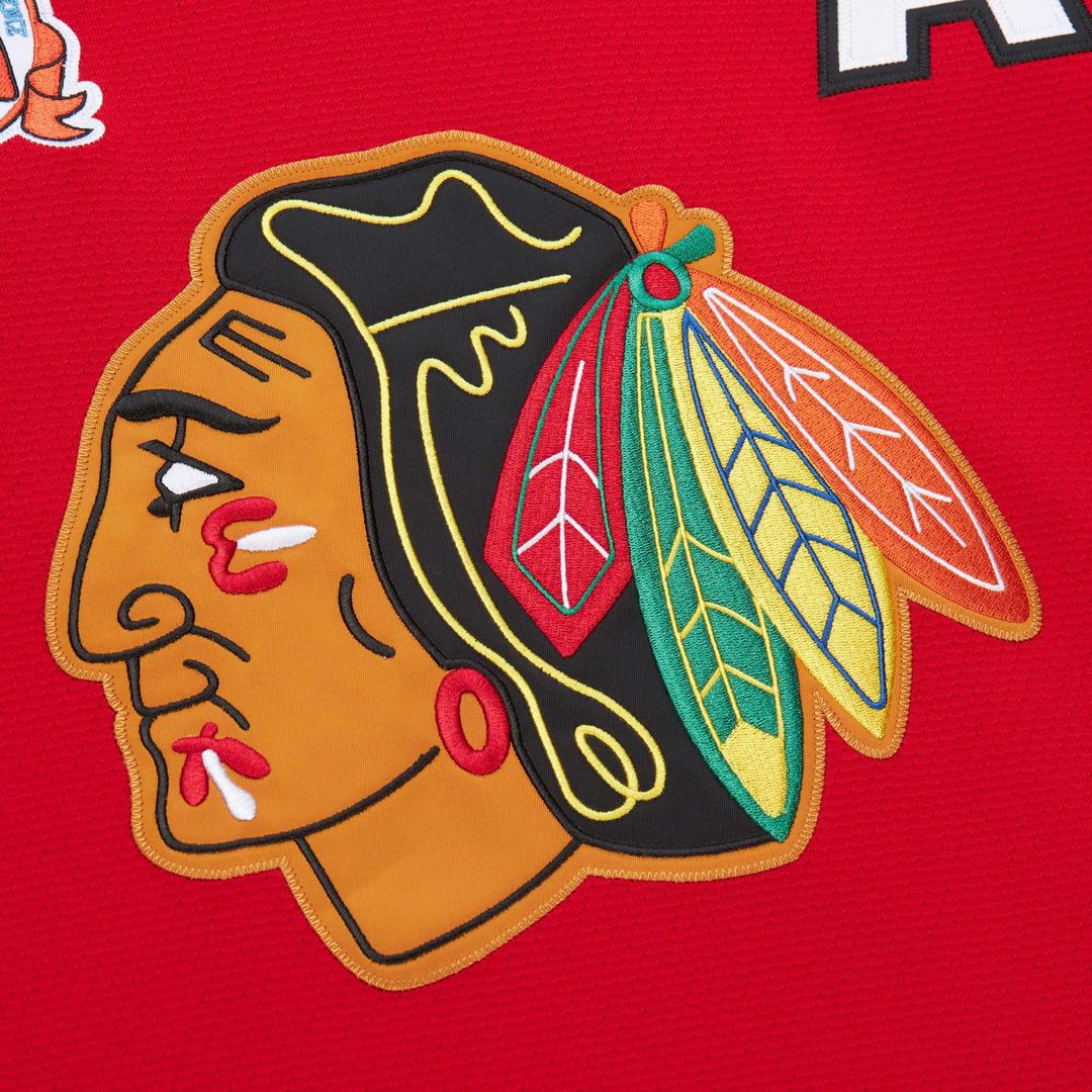 Chris Chelios Chicago Blackhawks 1991-92 Power Play Jersey - Red