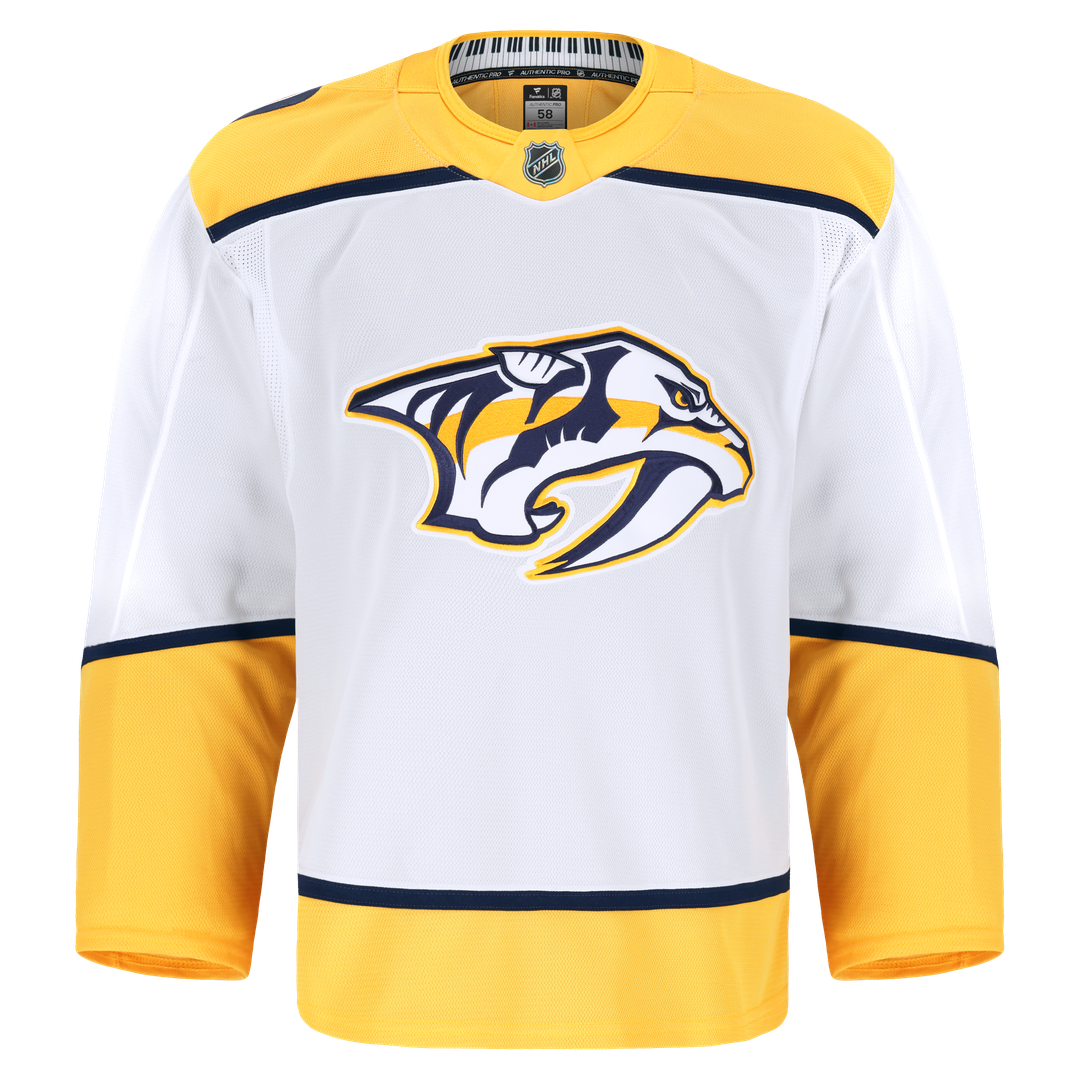 Nashville Predators Fanatics Away Authentic Pro Jersey - White