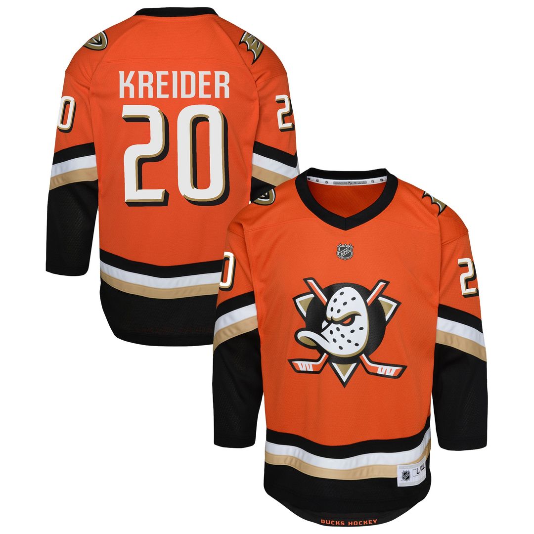 Chris Kreider Anaheim Ducks Outerstuff Youth Home Replica Jersey - Orange