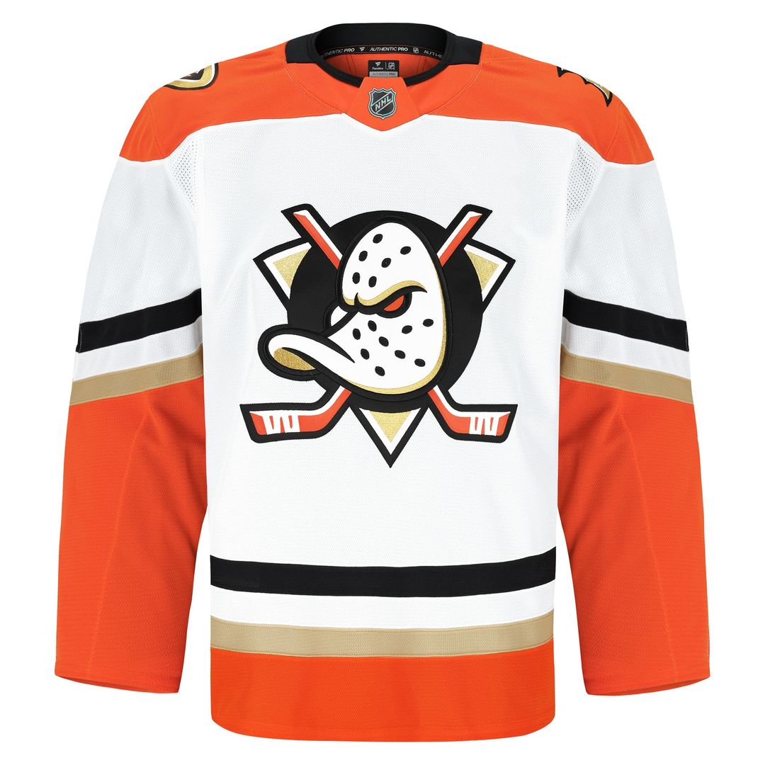 Anaheim Ducks Fanatics Away Authentic Pro Jersey - White
