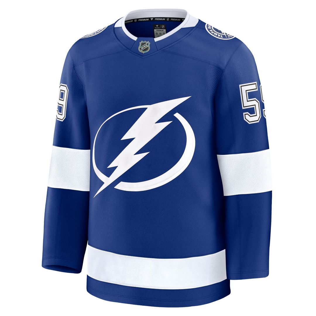 Jake Guentzel Tampa Bay Lightning Fanatics Home Premium Jersey - Blue